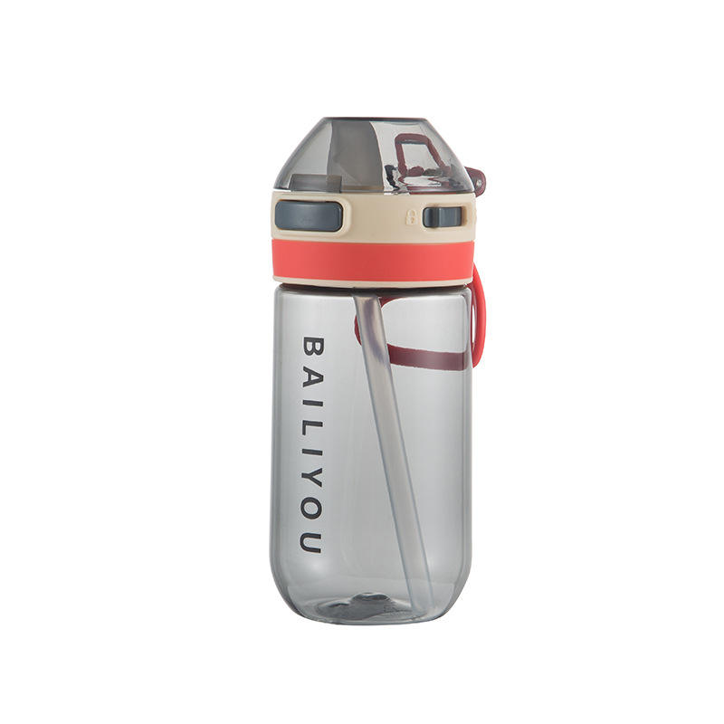 Custom Tritan Drink Water Bottles Customized Plastic Bottle Fashion Design Manufacture with Bounce Straw Lid