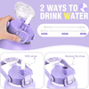 Botella Deporte Customizable Wholesale Portable Sport Water Bottle With Straw for Sports and Travel