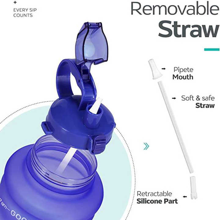 Bouteille Deau De Sport Botella Promocional Garrafas Plasticas Tritan Plastic Sport Time Water Bottle for Sport