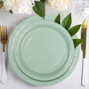 RPET 9 Inch Round Dinner Party Plates Dessert Plate for Wedding Baby Shower Birthday Bridal Shower Party Supplies