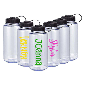 Custom Logo Bpa Free 32Oz Drink Bottle Botellas De Agua Transparente Water Bottles