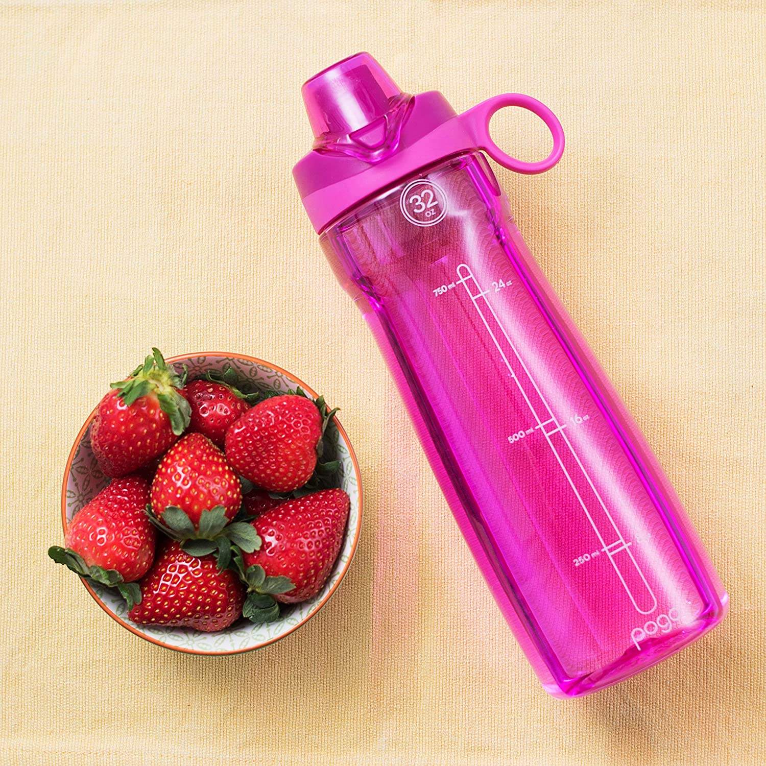 Outdoor 32oz BPA FREE Plastic Fitness Sports Shaking Cup Large-capacity Gym Water Bottles Customize Motivation and logo