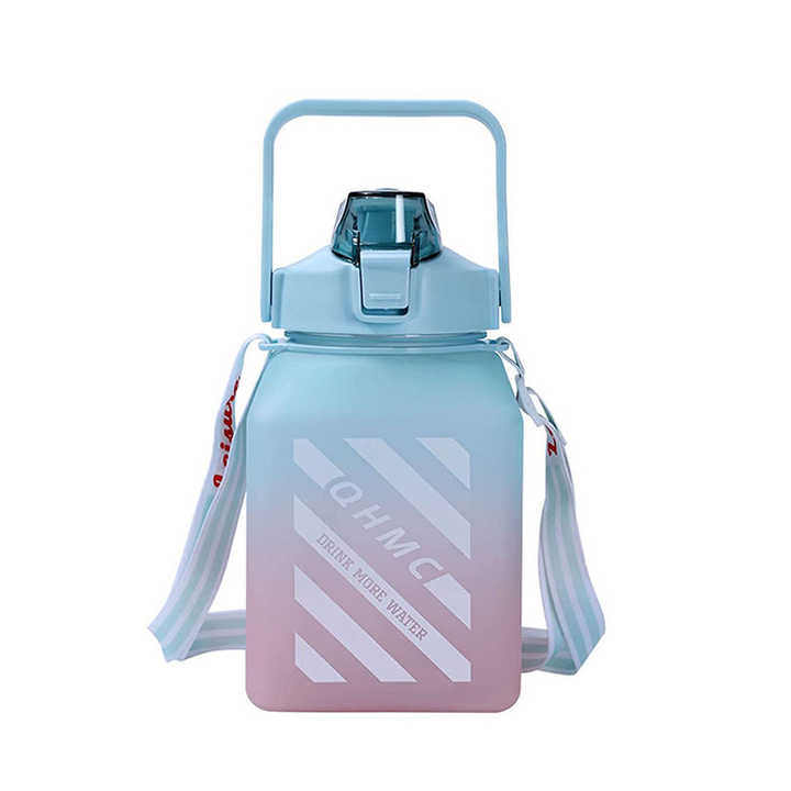 Botella De Agua Para Deporte Gallon Bottles With Custom Logo Square Plastic Bottle for Drinking Water Bottles