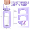 Botella Deporte Customizable Wholesale Portable Sport Water Bottle With Straw for Sports and Travel