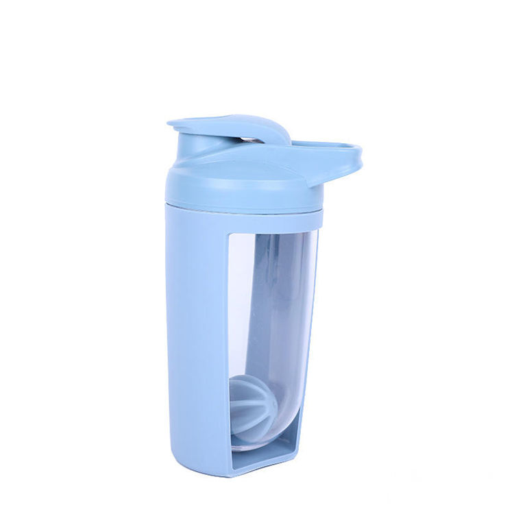 Custom Botella Agitadora De Gimnasio Bpa Free Plastic Blank Protein Powder Gym Shaker Bottle