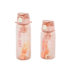 700ML 900ML 1500ml BPA Free Tritan Water Bottle Sports Outdoor Gym Frosted Plastic with Time Marker