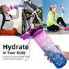 Garrafas De Gua Mutivacionais New Motivational Water Bottle Plastic Water Bottles With Straw