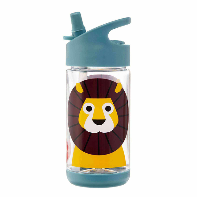 Customized Bpa Free Plastic Children Kids Drinking Bottle Water Bottle With Straw for School