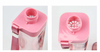 Bpa Free Botella De Agua Cuadrada Pink Square Shape Plastic Drink Water Bottles With Custom Logo
