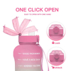 Eco-Friendly Kawaii Custom Water Bottle Logo for Kids With Straw