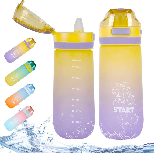 600ml Cute Drinking Bottle for Girls,Boys,Children,Kid,School,Home,Travel and Outdoor Sports