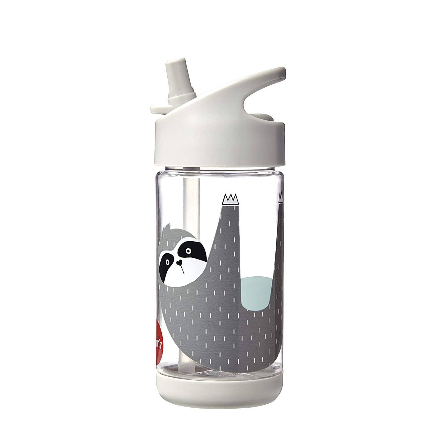 2024 300Ml Kawaii Cute School Plastic Water Bottle for Kids Cartoon With Straw