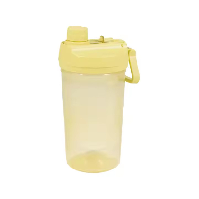 500ml Drinking Water Bottle BPA Free Children Plastic Water Bottle with Straw and Handle