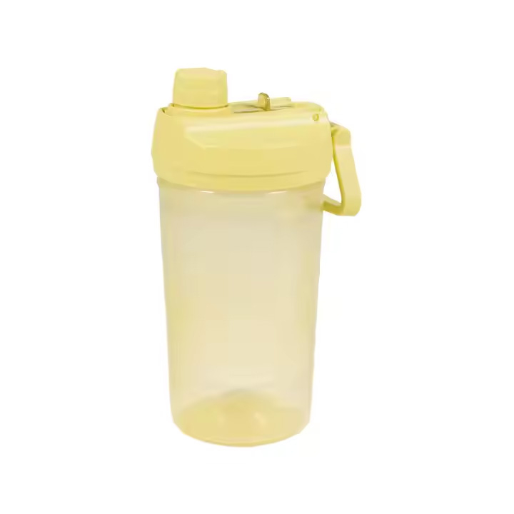 500ml Drinking Water Bottle BPA Free Children Plastic Water Bottle with Straw and Handle