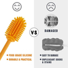 Multifunction Wine Bottle Long Handle Cleaning Brush Washer Cleaner Washing Silicone Soft Brush