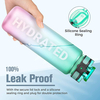 32OZ Motivational Fitness Sport Water Bottle With Time Maker Fast Flow Non-Toxic BPA Free Wide Mouth Water Bottle