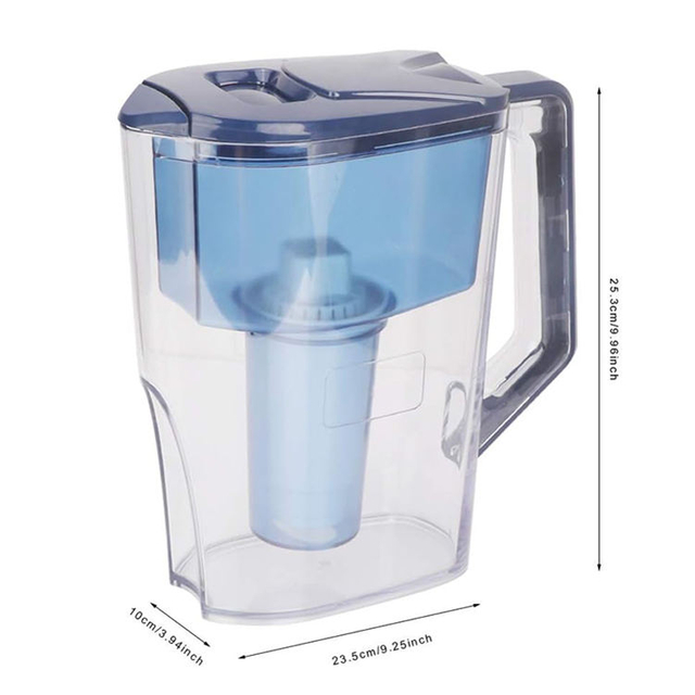 Hot Sales 2.5L Household Alkaline Water Filter Pitchers Pitcher for Tap and Drinking