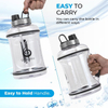 2.2L Gym/sport/camping Plastic Water Bottles with Handle Easy Carry Camouflage Sleeve Are Available in Stock