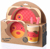 2020 Hot Sale Printing Cartoon Decal Printing Accept Customized Bamboo Fiber Dinnerware Set
