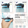 Customized 600ml 20 OZ 1000ml 34oz 1L 2019 Hot Product Tritan Sport BPA Free Plastic Frosted Water Bottle