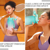 1 Gallon Water Bottle With Chug Lid , BPA Free Dishwasher Safe 128oz Large Water Bottle With Motivational Time Marker and Handle