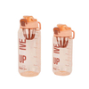 2000ML Minimalist Custom Multi-style Sport Plastic Water Bottle With Handle and Straw