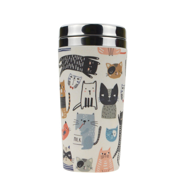 Environmentally Friendly Double Walled Stainless Steel Reusable Coffee Cup