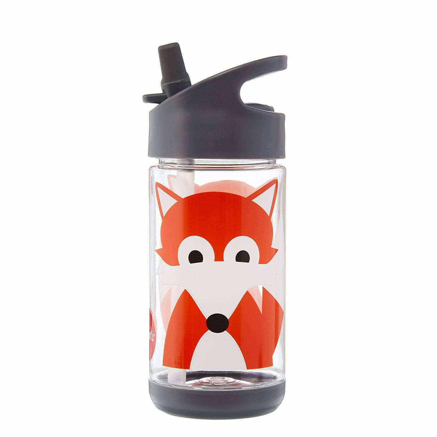 BPA Free Plastic Cartoon Baby Water Bottle With Straw Kids