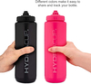 32oz Squeeze Water Bottles Pull Top Leakproof Drink Spout Bike Bottle Portable BPA Free HDPE LDPE Custom Bicycle Sport Bottle