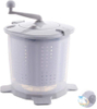 Manual Washing Machine Portable Hand Cranked Manual Clothes Non-Electric Washing Machine and Spin Dryer, Counter Top Washer/Dry