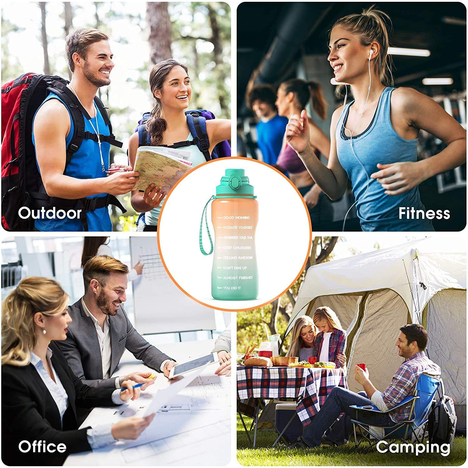 Made Clear Plastic Water Bottles Wholesale Bpa Free Eastman Tritan Sports Plastic Water Bottle with Straw