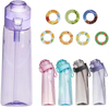 Custom Logo 650Ml Plastic Tritan Gym Sports Flavour Air Scent Fruit Flavor Drink Bottle Flavored Water Bottle With Flavor Pod