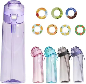Custom Logo 650Ml Plastic Tritan Gym Sports Flavour Air Scent Fruit Flavor Drink Bottle Flavored Water Bottle With Flavor Pod