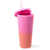 High Quality Custom Color 24 Oz 24Oz Reusable Studded Coffee Tumbler Tumblers With Straw Lid
