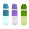 Hot Sell 700Ml Leakproof Transparent Reusable Water Drink Bottle Plastic With Silicone Sleeve