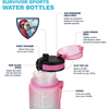 Botellas De Agua Reutilizables Garrafa Motivacional Botella Plastic Water Bottle Gym Bpa Free Bottle Sport