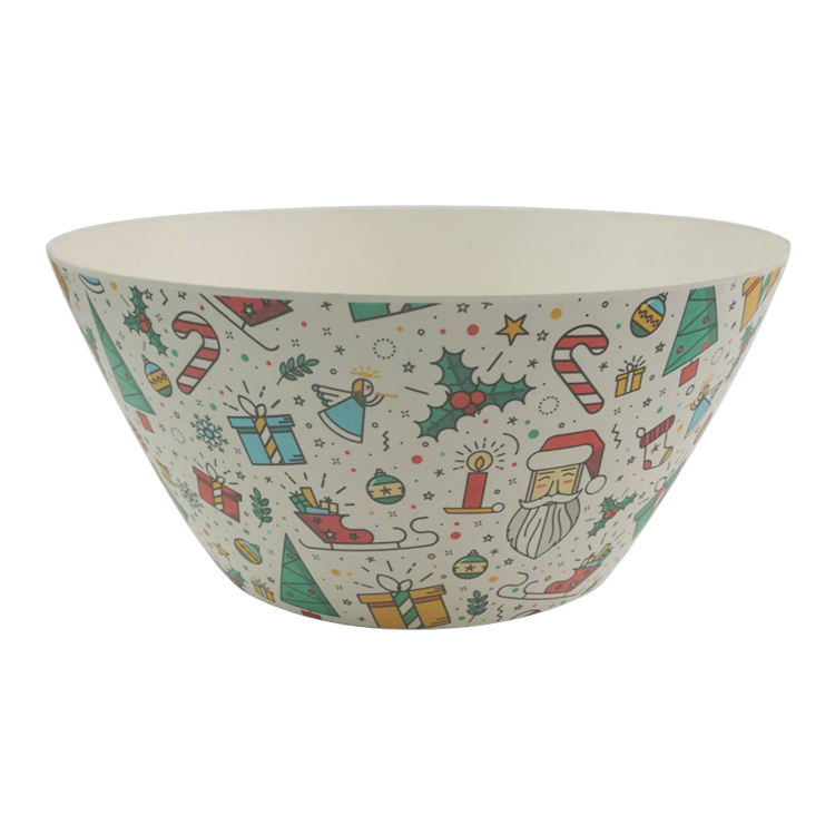 Wholesale Eco-friendly Degadable Natural Bamboo Tableware Bowls Custom Design