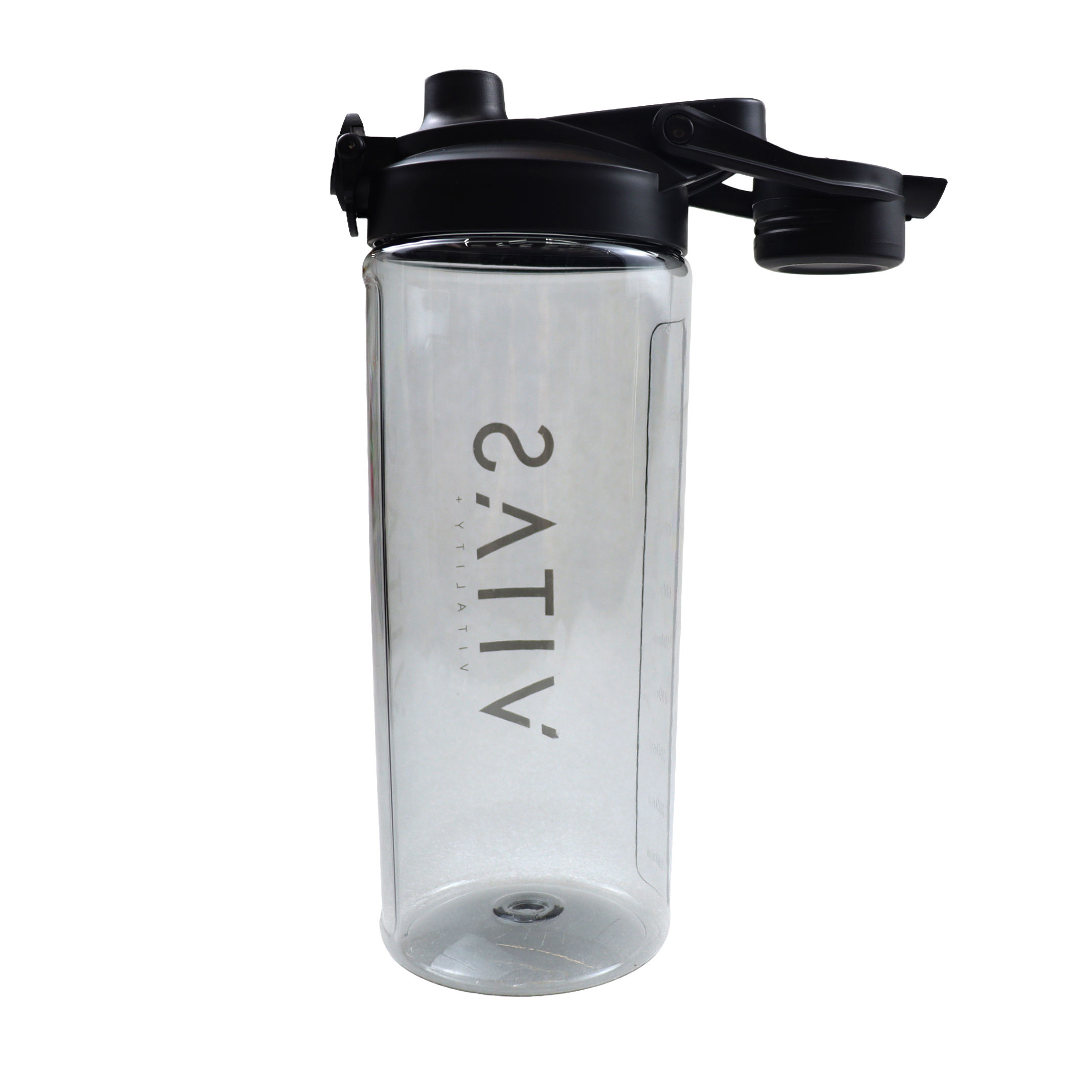 High Temperature Resistance Transparent Outdoor Sports Fitness Practical Environmental Protection Plastic Cup With Straw