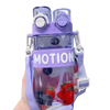 Botella Plastico Agua Summer Clear Plastic Gym Bottle With Straw Eco Friendly Leak Proof Water Bottles