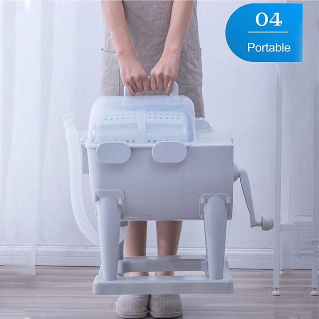 New Product Portable Manual Plastic Dewatering Basket Removable Washing Machine