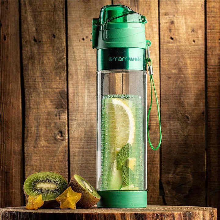 BPA Free 700 ML Clear Alkaline Water Bottle With High Appearance Level With Handle