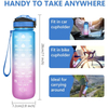 32oz 1L Tritan PCTG BPA Free Gym Gallon Custom Sport Motivational Plastic Bottle