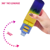 1000ml 2024 New Fashion Color High-Quality Light Luxury Outdoor Sports Fitness Exercise Travel Plastic Cup With Rope