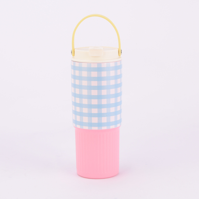 Factory Wholesale Colorful 30oz Vacuum Coffee Cups with Lid Straw Stainless Steel Office Water Bottle