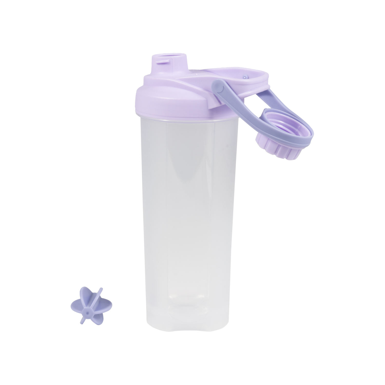 25oz Wholesale Custom Logo Gym Plastic Protein Shaker Bottle BPA Free with PP Ball and Handle