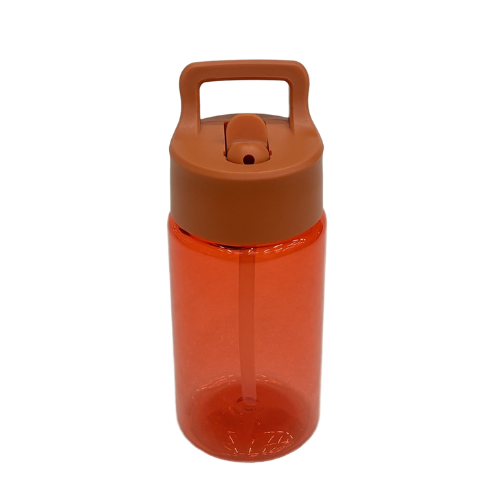 Wholesale Simple Straight Plastic Water Bottle with Dual Capacity Outdoor Portable Straw Water Bottle