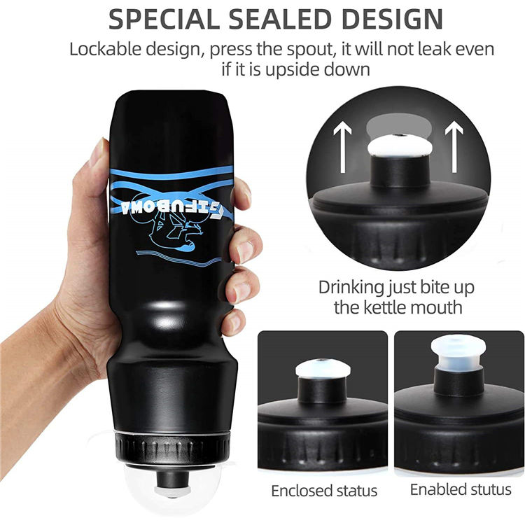 Bpa Free Custom Logo Bike Bicycle Cycling Colourful 1L Drink Bottle Squeeze Sports Water Bottles