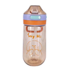 700Ml Cartoon Business Gifts Hiking Clear Cute Plastic Water Bottle With Straw and Handle