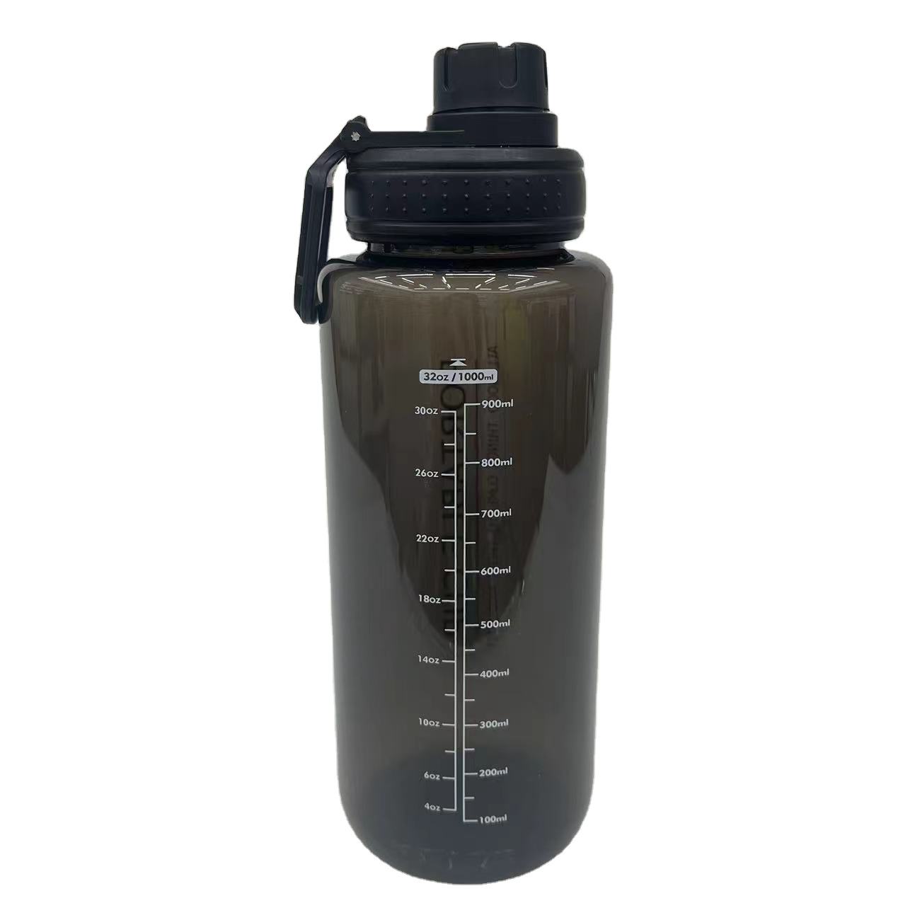 800Ml Large Capacity Anti-fall Sports Fitness High Temperature Resistance With Graduated Plastic Water Bottle