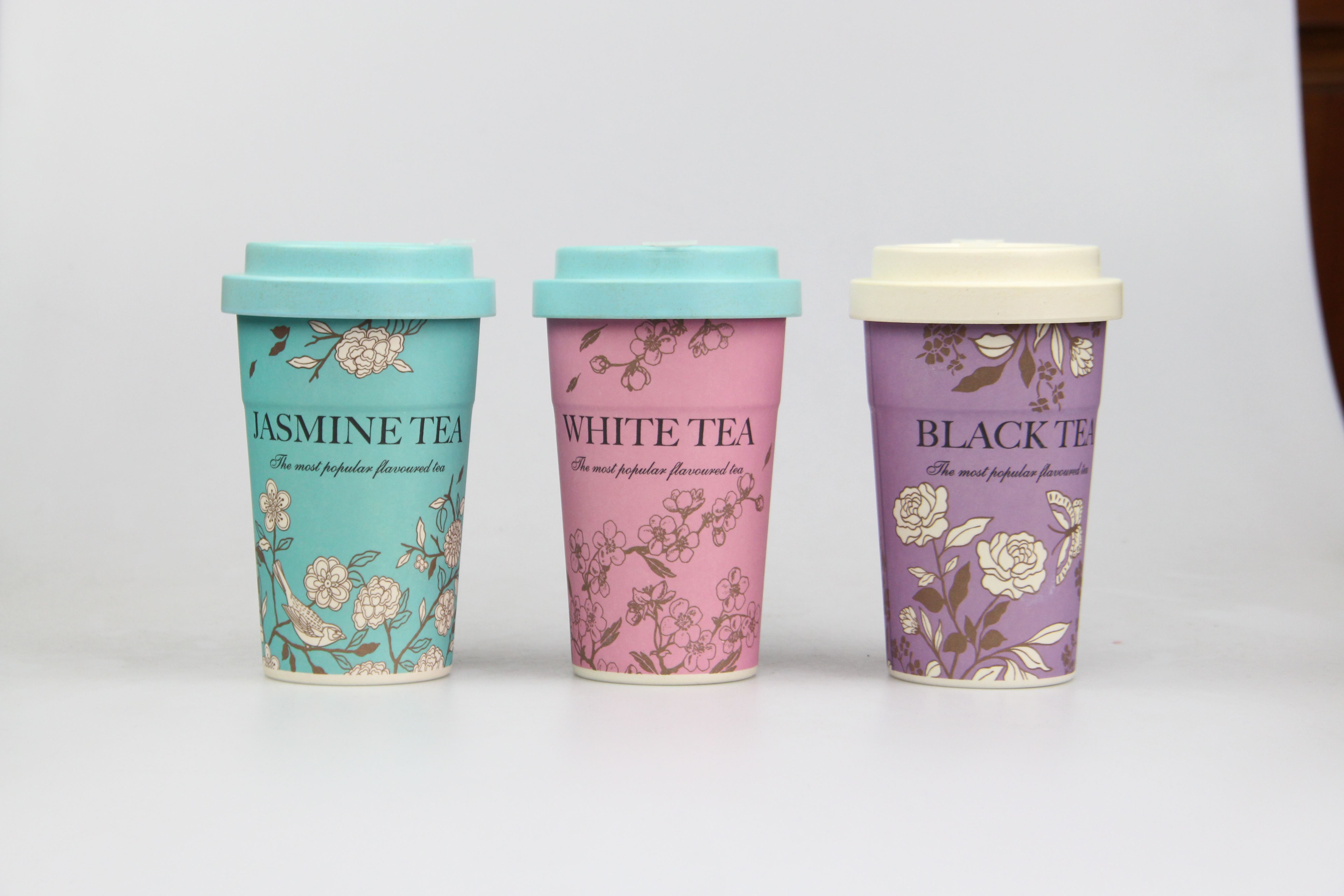Customize Reusable Bamboo Fiber Coffee Cup Water Bottle Coffer Cup